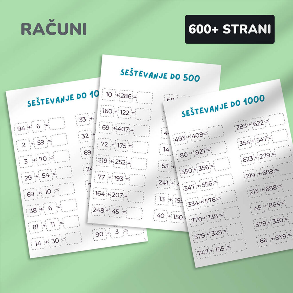 Program za 2. in 3. razred (8-10 let)