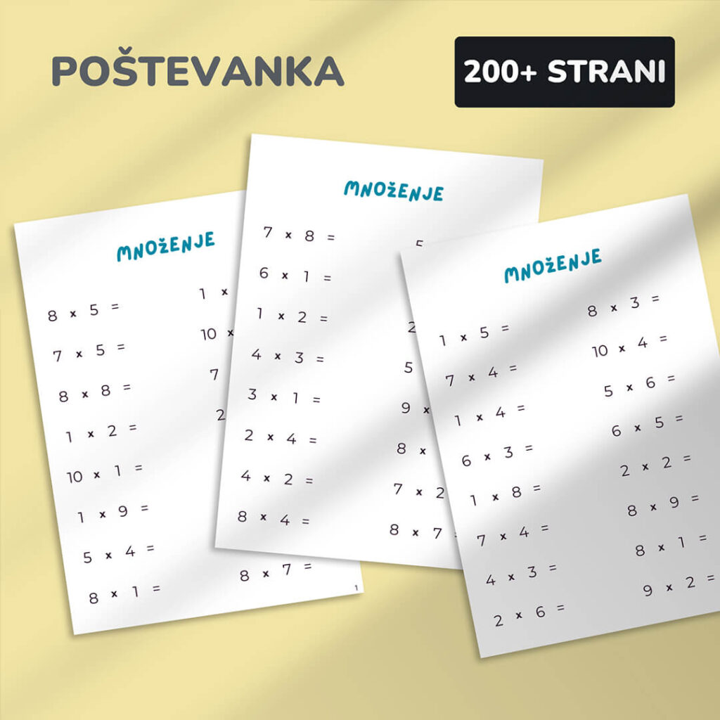 Program za 2. in 3. razred (8-10 let)