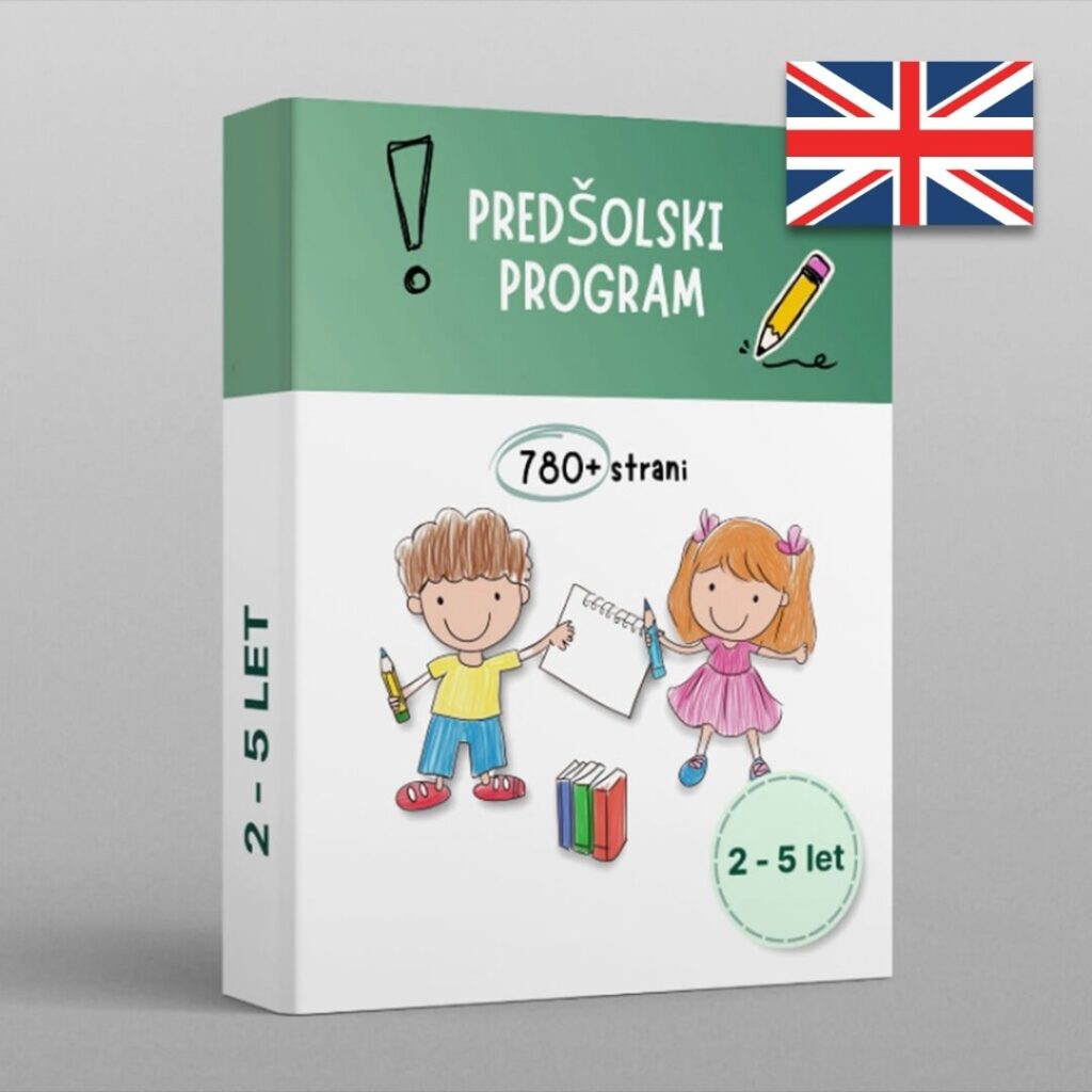 Predšolski program (2-5 let) - Angleščina