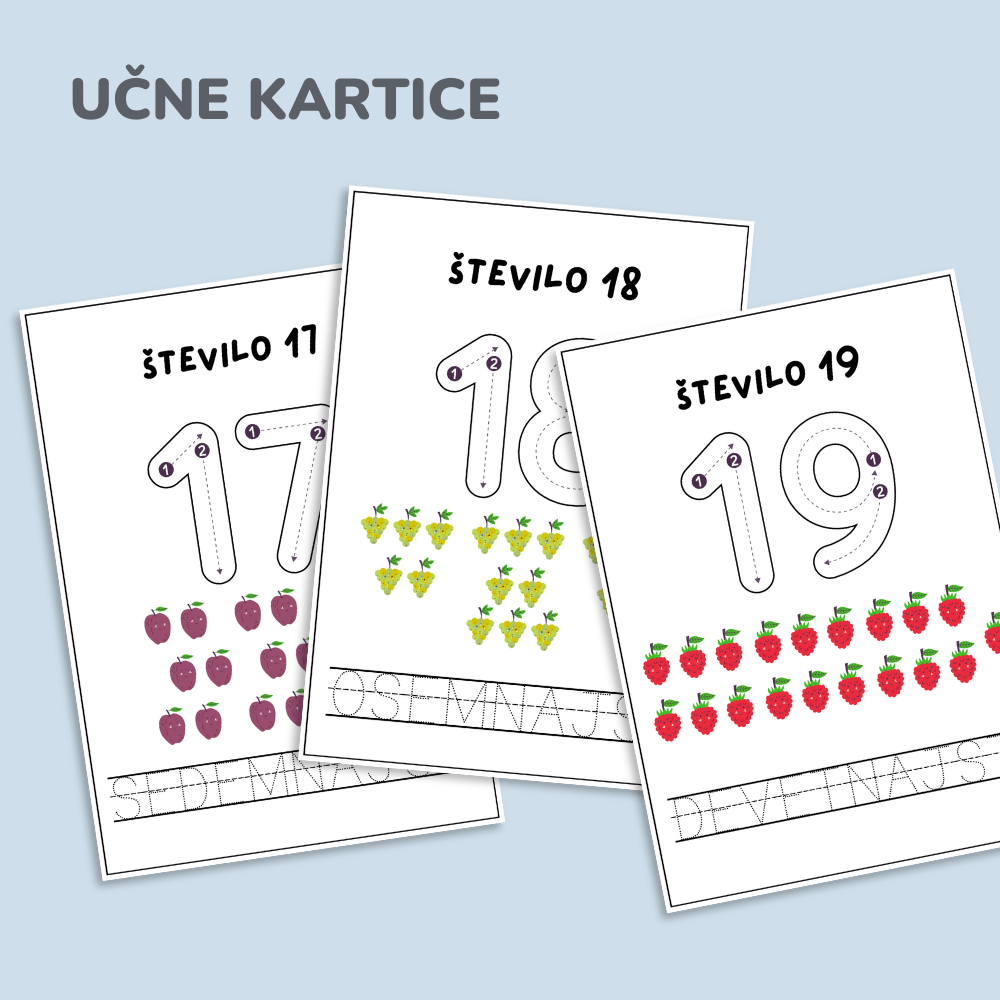 Spoznavanje števil (6-7 let)