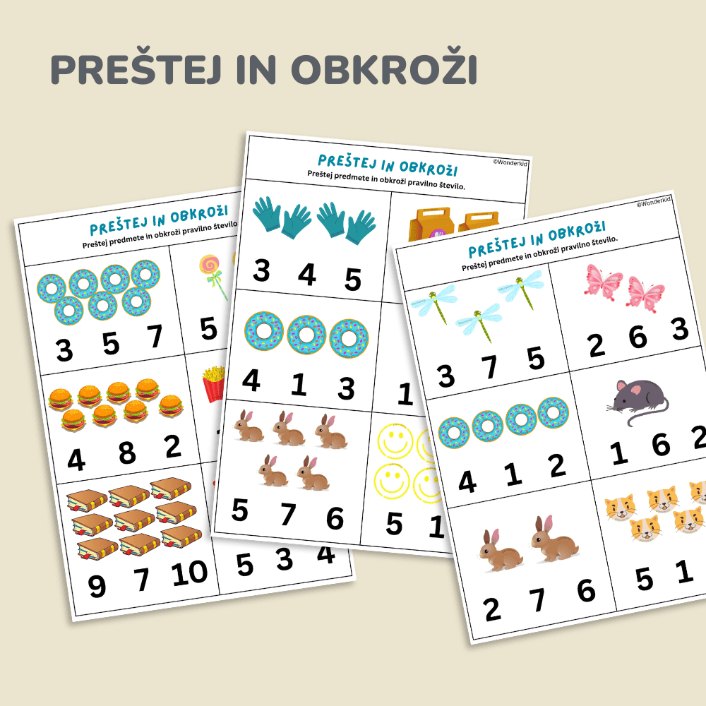 Spoznavanje števil (6-7 let)